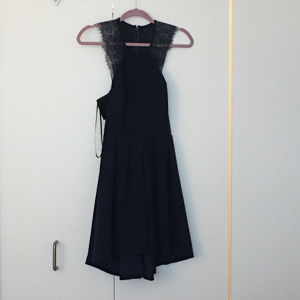 BCBG cutout back party dress